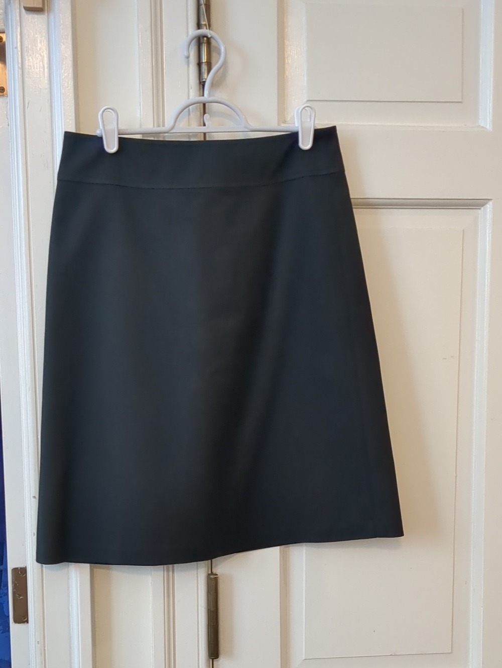 Banana Republic Navy Blue Skirt Size 2 Cotton Lyocell Spandex Blend Work